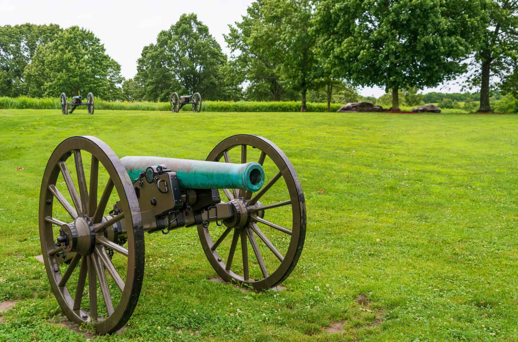 A moment frozen in time: The Battle of Wilson’s Creek monument.